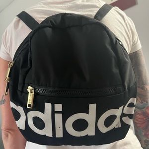 adidas black mini backpack